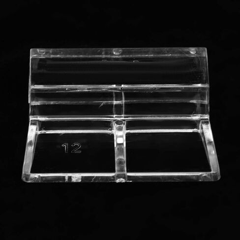 Hffheer 20Pcs Aquarium Glass Cover Clip Acrylic Universal Lid Clips for Rimless Aquariums Clear Color Acrylic Aquarium Glass Cover Holder(12mm) in Kuwait