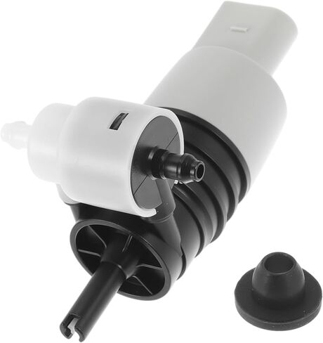 ACROPIX Windshield Washer Pump with Grommet for Chevrolet Cruze 2017-2019 Front Washer Fluid Pump Windshield Wiper Pump No.84409812/84139203 Black,Gray 1 Set in Saudi Arabia