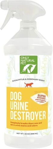Only Natural Pet Advanced Dog Stain + Odor Remover with Oxy, All-Natural Professional Strength Enzymatic Cleaner - Pet Stain and Urine Odor Remover- 32 Fl Oz in Kuwait