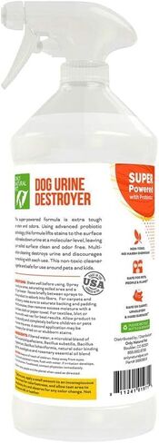 Only Natural Pet Advanced Dog Stain + Odor Remover with Oxy, All-Natural Professional Strength Enzymatic Cleaner - Pet Stain and Urine Odor Remover- 32 Fl Oz in Kuwait