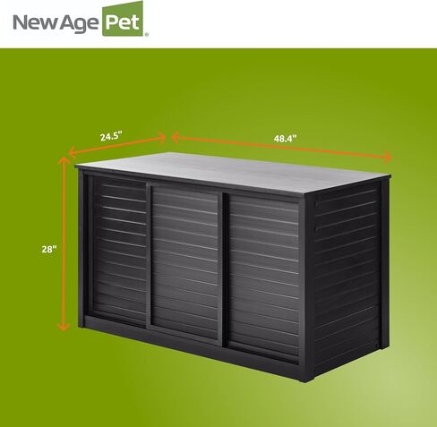 New Age Pet EHSVS24-05M Storage Cabinet, Medium, Grey in Saudi Arabia