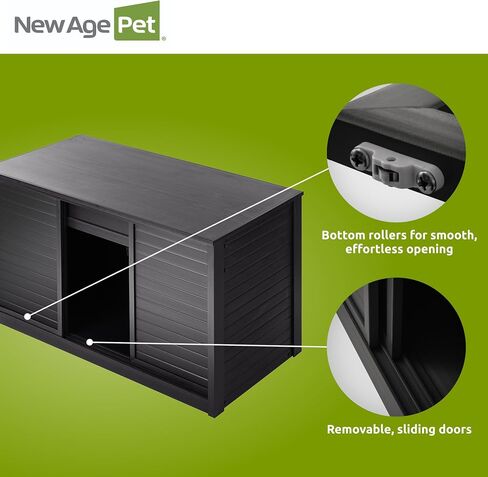 New Age Pet EHSVS24-05M Storage Cabinet, Medium, Grey in Saudi Arabia
