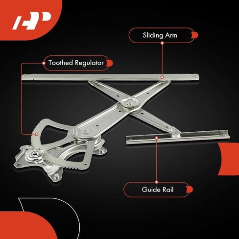 A-Premium Electric Power Window Regulator Without Motor Compatible with Lexus GS300 1998-2005, GS400 1998-2000, GS430 2001-2005, Sedan, Front Left Driver Side in Saudi Arabia