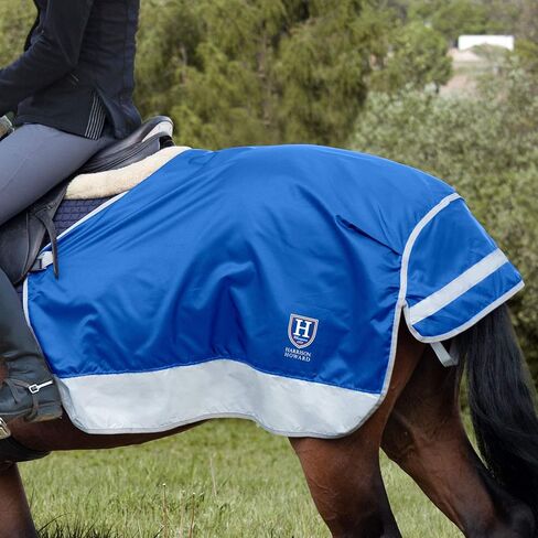 Harrison Howard FocalMax Quarter Horse Exercise Sheet Horse Blanket Hi-Vis Reflective Superb Night Safety with Tail Flap Horse Competition Rug in Saudi Arabia