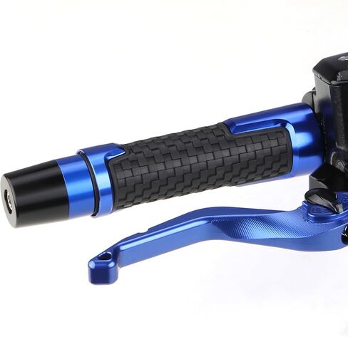 Handle Bar Ends Hand Grips Plug Caps Compatible with Yamaha MT07 MT-07 2014-2017 2018 2019 2020 2021 2022 2023 2024 2025 | Motorcycle Balance Pad MT 07 Accessories in Saudi Arabia