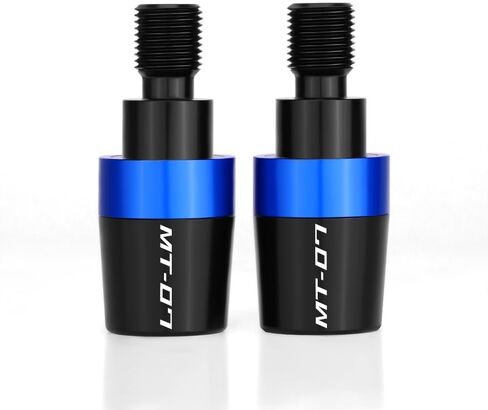 Handle Bar Ends Hand Grips Plug Caps Compatible with Yamaha MT07 MT-07 2014-2017 2018 2019 2020 2021 2022 2023 2024 2025 | Motorcycle Balance Pad MT 07 Accessories in Saudi Arabia