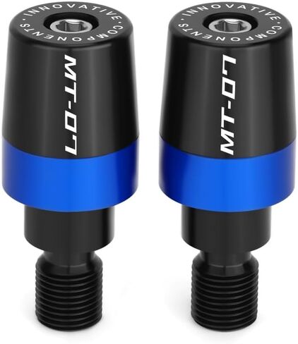 Handle Bar Ends Hand Grips Plug Caps Compatible with Yamaha MT07 MT-07 2014-2017 2018 2019 2020 2021 2022 2023 2024 2025 | Motorcycle Balance Pad MT 07 Accessories in Saudi Arabia