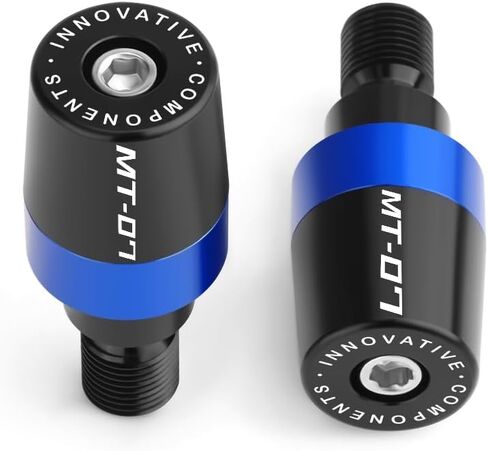 Handle Bar Ends Hand Grips Plug Caps Compatible with Yamaha MT07 MT-07 2014-2017 2018 2019 2020 2021 2022 2023 2024 2025 | Motorcycle Balance Pad MT 07 Accessories in Saudi Arabia