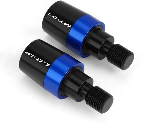 Handle Bar Ends Hand Grips Plug Caps Compatible with Yamaha MT07 MT-07 2014-2017 2018 2019 2020 2021 2022 2023 2024 2025 | Motorcycle Balance Pad MT 07 Accessories in Saudi Arabia