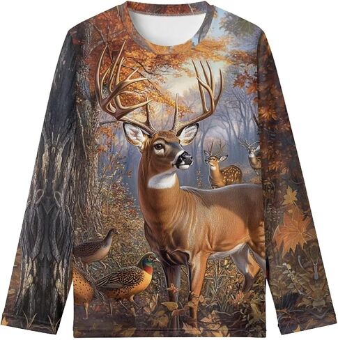 الأولاد غير الرسميين الطويل الأكمام القمصان الأطفال Fall Pullover Tops Teads Novelty Graphic Shirt ناعمة الربيع tshirts 3-16T in Kuwait