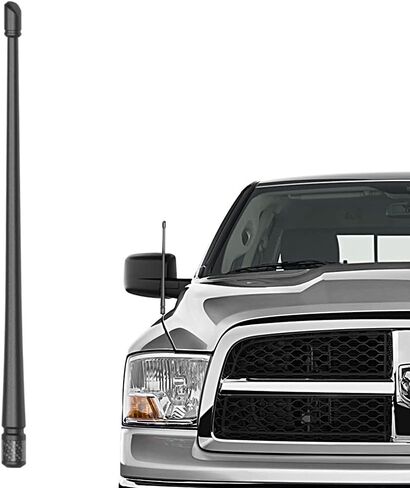 Rydonair Antenna Compatible with Jeep Wrangler JK JKU JL JLU Rubicon Sahara (2007-2023) | 13 inches Flexible Rubber Antenna Replacement | Designed for Optimized FM/AM Reception in Saudi Arabia