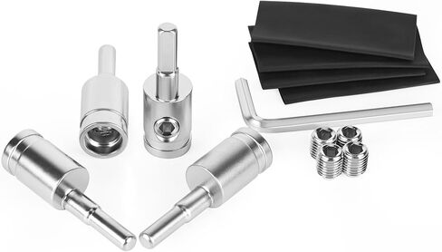 Amp Input Reducer 0 Gauge to 4 Gauge (4PCS) Car Stereo Audio AWG Pin Power Ground Wire Reducer 4PCS… in Kuwait