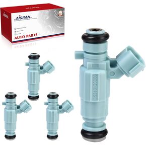 4PCS Fuel Injectors 12 Holes Compatible with Hyundai Elantra 2009 2010 2011 2012, for Kia Soul 2010-2011, for Kia Spectra 2008 2009 L4 2.0L Replace# 35310-23800 3531023800 FJ1012