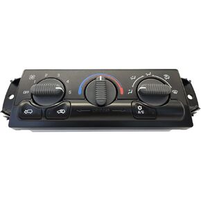 Front Climate Control Module A/C Heater Air Conditioning Panel Unit Compatible with 1999-2002 GMC Sierra Chevy Silverado 599-266 15054697 15753264 19244873 15-72717