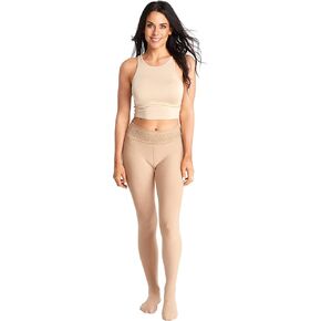 Hipstik Nude Tights for Women | Opaque Tights with Comfort Lace Top | Non Control Top Nylons for Women