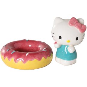 Blue Sky Clayworks Hello Kitty Tasty Donut Salt and Pepper, Set of 2, Home & Kitchen Accessories, 23673