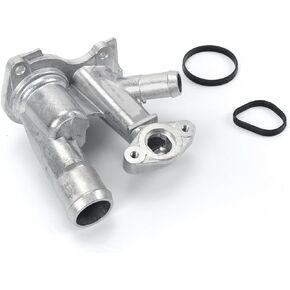 MPLUS Thermostat Housing fits For Ford 2013-2014 Fusion 1.6L Turbocharged, 2013-2016 Escape 1.6L Turbocharged, 2014-2016 Transit Connect 1.6L Turbocharged, 2014-2019 Fiesta 1.6L Turbocharged