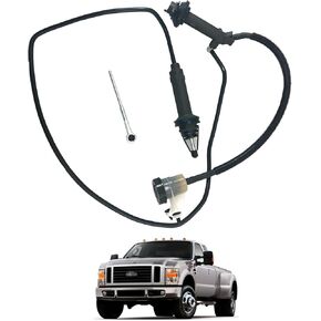 Clutch Master Slave Cylinder Assembly Kit Compatible With 1999-2007 Ford F-250 F-350 F-450 F-550 Super Duty Diesel Replace CC649021 136.65620