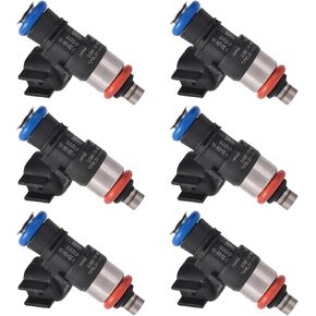 0280158189 Duratec 3.0L Fuel Injectors,Compatible with/Ford 3.0 Escape Fusion 2009 2010 2011 2012,Compatible with/Mercury Mariner Milan,Compatible with/Mazda Tribute |4 Holes| |Set of 6|