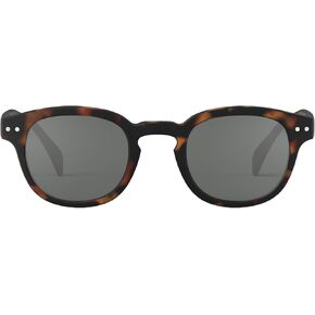 SUN #C Sunglasses Men & Women, Pantos with Biobased Frame, Anti-Scratch Grey Polarized Lenses, 100% UV Protection