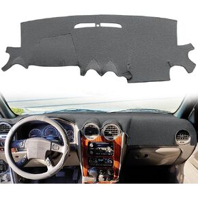 Dash Cover Mat Custom Fit for GMC Envoy XL XUV/Isuzu Ascender Dashboard Pad Cap Carpet Protector K267 (Dark Gray)
