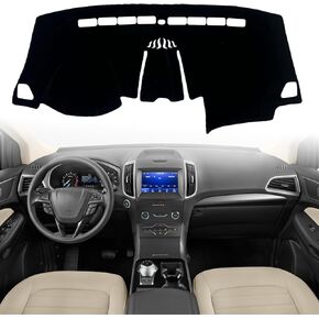 Dashboard Cover fit for Ford Edge 2015 2016 2017 2018 2019 2020 2021 2022 2023 2024 Dash Cover Nonslip Dash Mat Pad Protector Interior Accessories