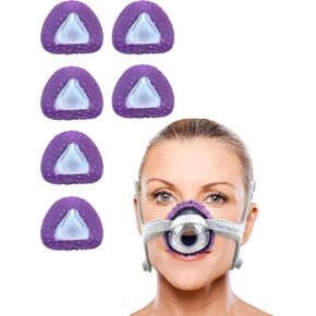 ناتاكو 6 عبوات CPAP 'قناع الأنف قابلة للتوافق مع N20 ، وسادة على شكل قلب تنفس للنساء ، وسادة حل comfot نوم مضادة للتسرب للعلامة الحمراء تقليل ، والرطوبة القابلة لإعادة الاستخدام
