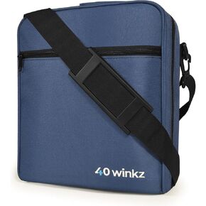 40Winkz USA CPAP Travel Bag, CPAP carry bag for various CPAP’s compatible with, Airsense 10, Airsense 11, Dreamstation & more. Attaches to luggage & travel compliant (Black)