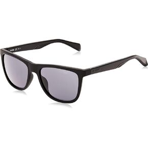 Fossil Men's Male Sunglass Style FOS 3086/S Rectangular, Matte Black, 55mm, 18mm