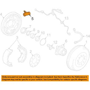 Toyota Genuine Parts - Cylinder Assy, Wheel (47550-04030)