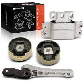 A-Premium 4PCS Engine Motor Mount and Transmission Mount and Torque Strut Mount Kit Compatible with Volkswagen Jetta 2013-2016, Passat 2006-2010, Passat CC 2009-2012, CC 2009-2012, 1.4L 2.0L