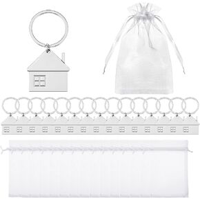 Anti-Fade House Keychain Zinc Alloy Keyring with Detachable Split Ring, Perfect Housewarming Gift for New Home Owners in Saudi Arabia