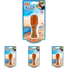 Hartz Chew ‘n Clean Chew Toy and Treat in One Chicken Flavored Drumstick Dog Toy, Extra Small