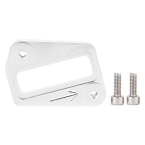MAF Bung Mount Weld Flange, Mass Air Sensor Installation Rack, Thick Aluminum Alloy Card Slot MAF Sensors to Cold air Pipe Tubing Cold Side Turbo Fit for LS3 LS7 LS9