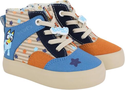 Bluey Toddler Kids Hightop Sneakers in Sizes 5-10 in Saudi Arabia