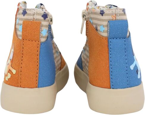 Bluey Toddler Kids Hightop Sneakers in Sizes 5-10 in Saudi Arabia
