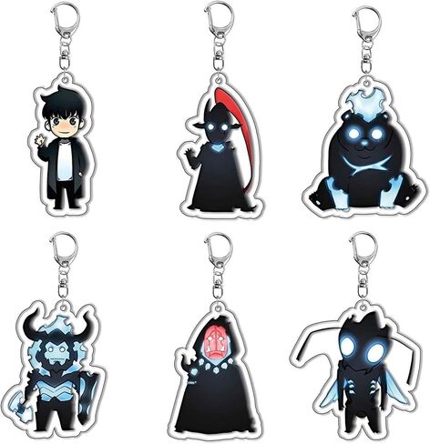 Anime Solo Leveling keychains Sung Jinwoo and shadows in Saudi Arabia