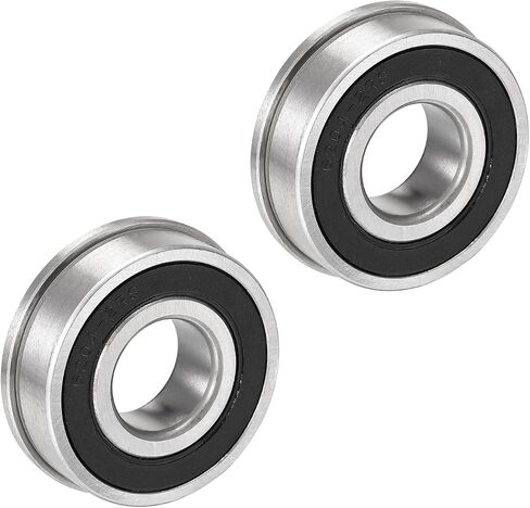 Kozelo 10 قطع F695-2RS محمل كروي ذو حواف - [5x13x4 مم] محامل عجلات بديلة لاستخدام محور شاحنة تهذيب الحشائش، فولاذ كروم، ABEC1 in Kuwait