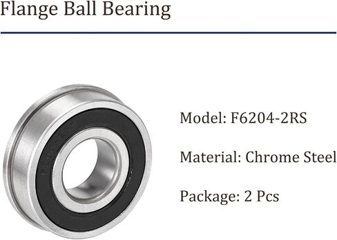 Kozelo 10 قطع F695-2RS محمل كروي ذو حواف - [5x13x4 مم] محامل عجلات بديلة لاستخدام محور شاحنة تهذيب الحشائش، فولاذ كروم، ABEC1 in Kuwait