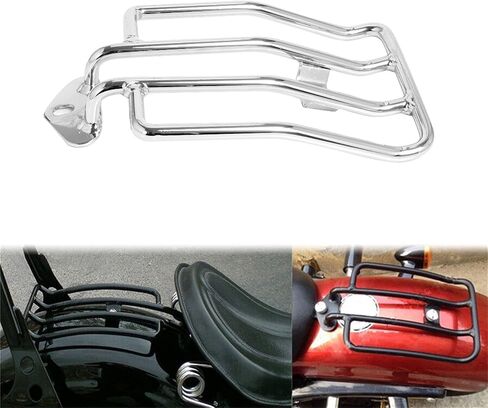 Motorcycle Motorcycle Seat Luggage Rack Support Shelf for Harley XL Sportsters Iron 48 883 xl1200 2004-2019, Chrome in Saudi Arabia