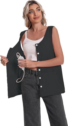 دبابة أعلى استئصال الثدي مع جيوب الصرف بعد الجراحة يجب أن يكون الانتعاش للملابس مريحة القمصان بلا أكمام in Kuwait