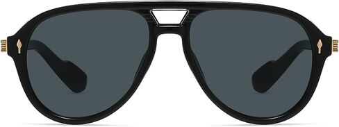 Vintage Retro 70s Sunglasses for Women Men, Fashion Disco Glasses, Double Bridge Aviators in Kuwait