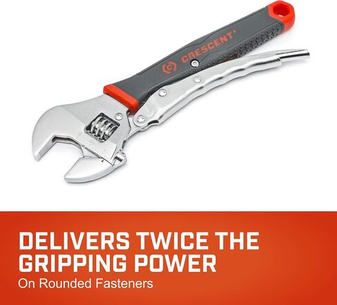 Crescent 10" Locking Adjustable Dual Material Wrench | ACL10VS in Saudi Arabia