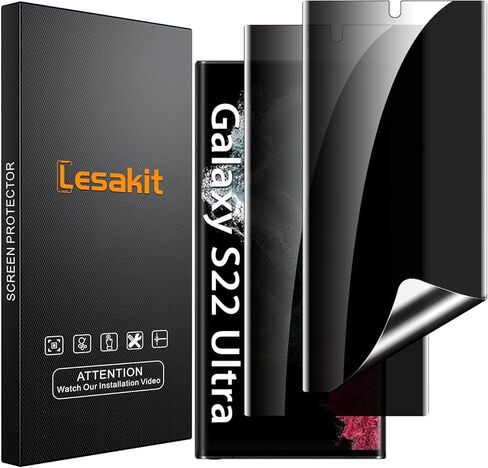 Lesakit 3 Pack Galaxy A14 Screen Protector + 3 Pack Camera Lens Protector, [Anti-Scratch][Full Coverage][Easy Installation] Tempered Glass Screen Protector for Samsung Galaxy A14 in Kuwait