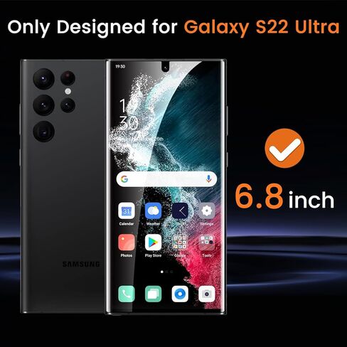 Lesakit 3 Pack Galaxy A14 Screen Protector + 3 Pack Camera Lens Protector, [Anti-Scratch][Full Coverage][Easy Installation] Tempered Glass Screen Protector for Samsung Galaxy A14 in Kuwait