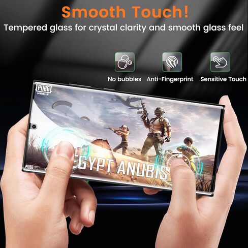 Lesakit 3 Pack Galaxy A14 Screen Protector + 3 Pack Camera Lens Protector, [Anti-Scratch][Full Coverage][Easy Installation] Tempered Glass Screen Protector for Samsung Galaxy A14 in Kuwait