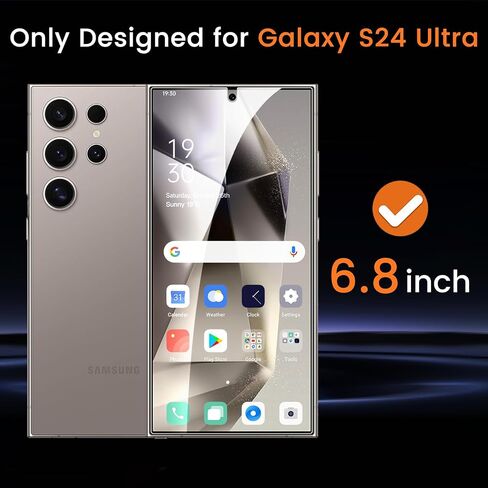 مجموعة من 3 واقيات شاشة لهاتف Galaxy A14 من Lesakit + 3 قطع من واقي عدسة الكاميرا، [مضادة للخدش] [تغطية كاملة] [سهلة التركيب] واقي شاشة من الزجاج المقوى لهاتف Samsung Galaxy A14 in Kuwait