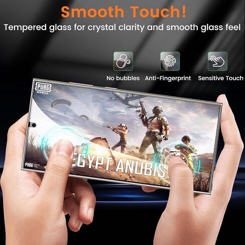 مجموعة من 3 واقيات شاشة لهاتف Galaxy A14 من Lesakit + 3 قطع من واقي عدسة الكاميرا، [مضادة للخدش] [تغطية كاملة] [سهلة التركيب] واقي شاشة من الزجاج المقوى لهاتف Samsung Galaxy A14 in Kuwait