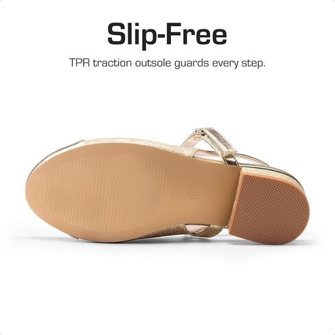 DREAM PAIRS Girls Dress Shoes Slingback Heels Round Toe Pump for Little Big Kids Flower Party Wedding Princess in Saudi Arabia