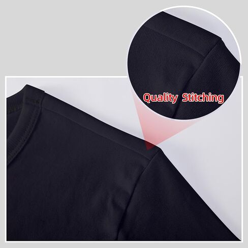 Girls/Kids/Toddlers Crew Neck Cotton T-Shirts Short Sleeve Summer Basic Tops（Age 2-12Y） in Kuwait